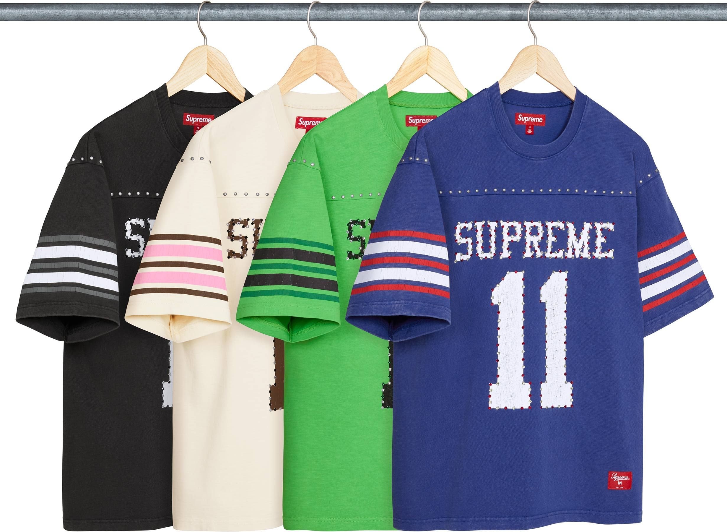 Studded S/S Football Top